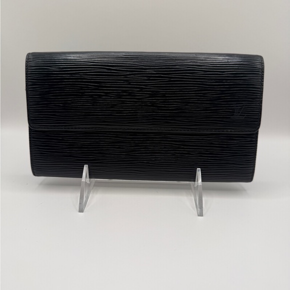 Louis Vuitton Black Epi Leather Wallet